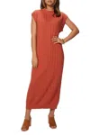 Mr Mittens Sleeveless Lace Dress In Apricot Brandy In Red