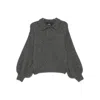 Mr Mittens Fabric Sweaters In Gray