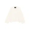 Mr Mittens V-neck Sweater In White