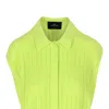 MR MITTENS THEO LACE POLO TOP LIME