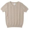 Mr. Mr. Kids'  Textured Column Knit Pullover Sweater In Blue
