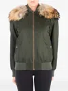 Mr & Mrs Italy Fur-trimmed Bomber Jacket