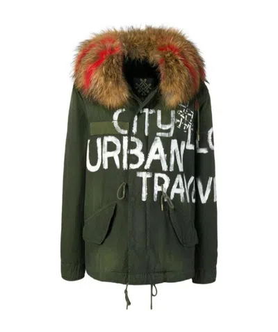Mr & Mrs Italy Hooded Parka In Black