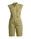 Mr & Mrs Italy Woman Jumpsuit Military Green Size L Cotton, Elastane