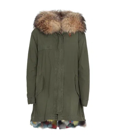 Mr & Mrs Italy Zipper And Hooded Faction To Overcome In Green