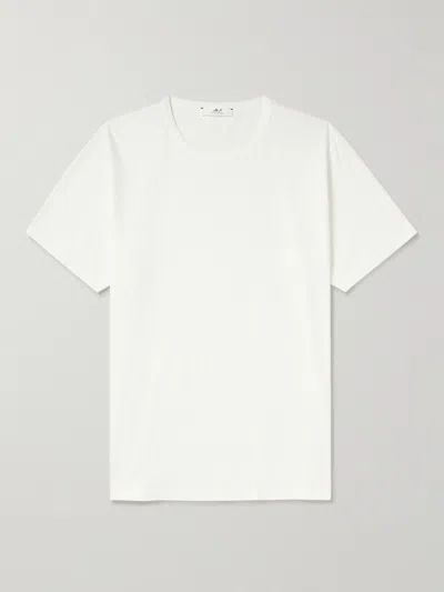 Mr P Cotton-jersey T-shirt In White