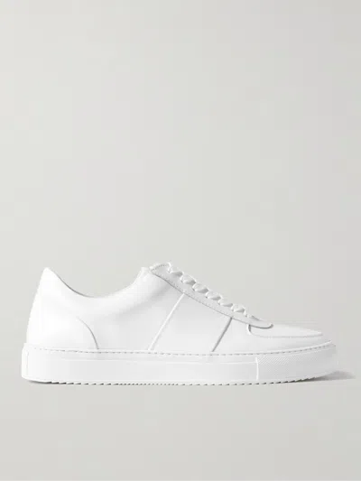 Mr P Larry Leather Sneakers In White