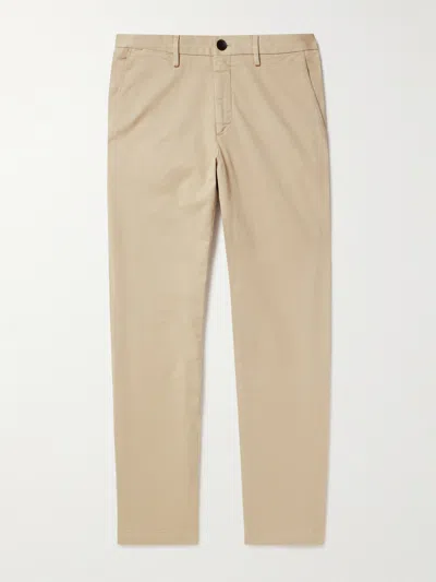 Mr P Straight-leg Cotton-blend Twill Chinos In Neutrals