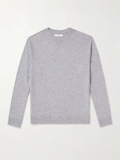 Mr P Wool And Cashmere-blend Sweater In Gray