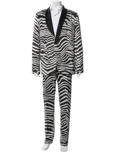 Pre-owned Mr Turk Animal Print Two-piece Suit In Multi
