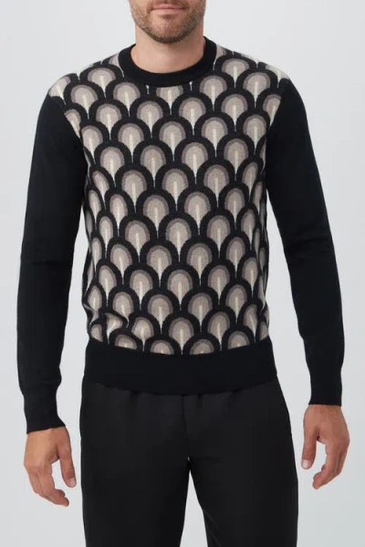 Mr Turk Chrysler Geometric Sweater In Multi