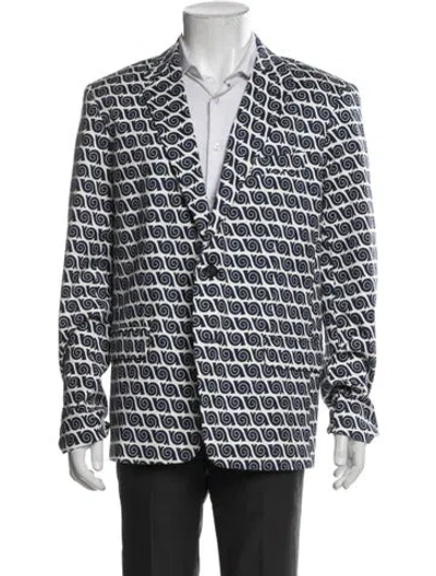 Pre-owned Mr Turk Printed Blazer In Multi