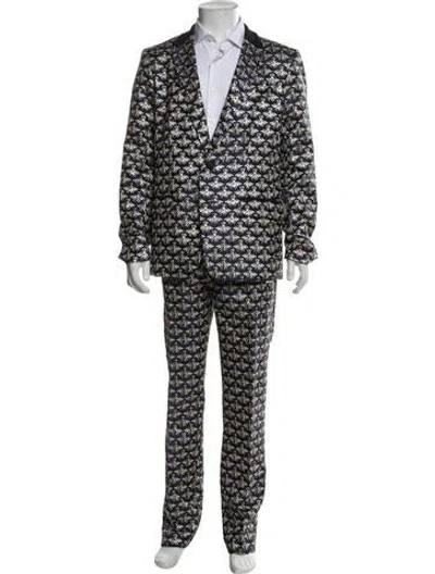 Pre-owned Mr Turk Printed Two-piece Blazer In Multi