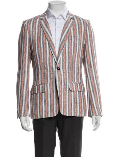 Pre-owned Mr Turk Striped Blazer In Multi