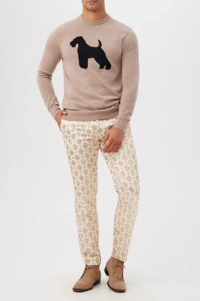Mr Turk Weston Dog Graphic Sweater In Brown
