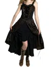 Mr. Yi's Steamland Steampunk Dress In Brown In Brown