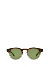 MR LEIGHT KENNEDY S HONEYCOMB LAMINATE-ANTIQUE GOLD/GREEN SUNGLASSES