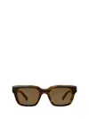 MR LEIGHT MAVEN S KOA-WHITE GOLD/SEMI-FLAT KONA BROWN SUNGLASSES