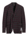 Mr73 Mr*73 Man Blazer Burgundy Size 40 Polyester, Viscose, Elastane In Burgundy