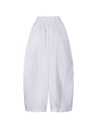 Mr.mrs Shirt Elastic-waist Trousers In White