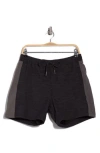 Mr. Swim Mr.swim Colorblock Stretch Compression Swim Shorts In Dark Grey