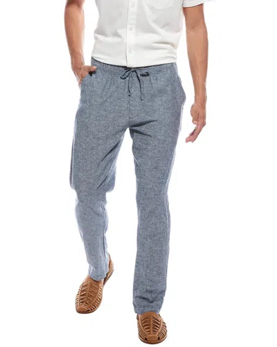 Mr. Swim Linen-blend Pant In Blue