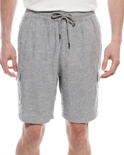Mr. Swim Linen-blend Short In Gray