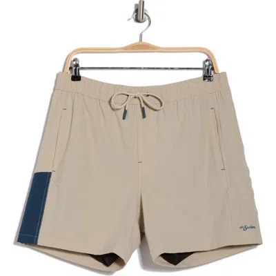 Mr.swim Stretch Compression Swim Trunks In Stone