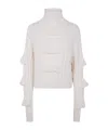 Mrz 3d Braid High Neck Sweater Clothing In White