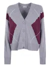 Mrz Intarsia Knit Cardigan Clothing In Multi