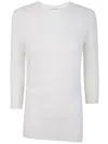 Mrz Asymmetric Round Neck Sweater Clothing In White