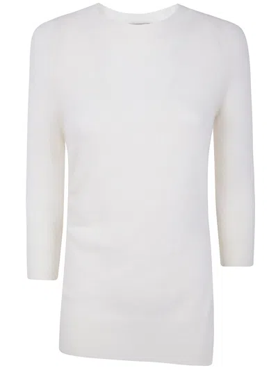 MRZ MRZ ASYMMETRIC ROUND NECK SWEATER