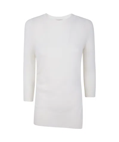 MRZ ASYMMETRIC ROUND NECK SWEATER