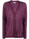 Mrz Basic Cardigan Clothing In Purple