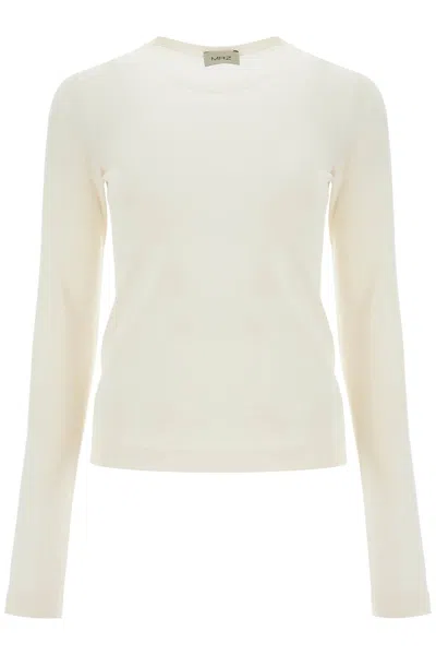 Mrz 'cashmere And Silk Blend Sweater In White