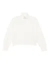 Mrz Cashmere And Silk Jumper In White