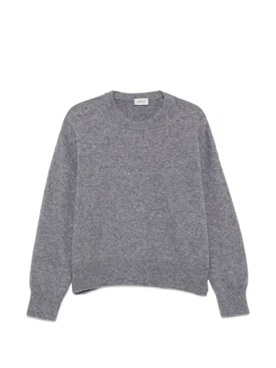 Mrz Crew-neck Drop-shoulder Sweater In Grey