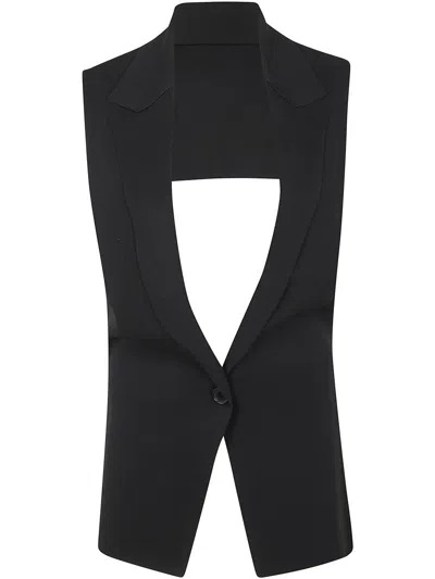 Mrz Front Vest Clothing In Black