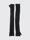 Mrz Long Fingerless Gloves Accessories In Black
