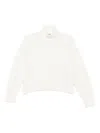 Mrz Cashmere And Silk Jumper In White