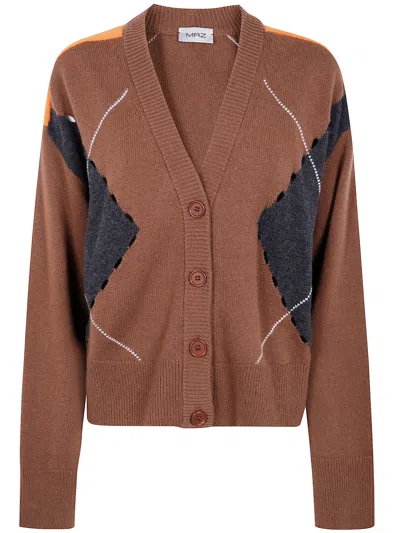 MRZ MRZ INTARSIA KNIT CARDIGAN