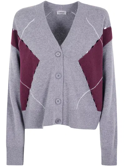 MRZ MRZ INTARSIA KNIT CARDIGAN
