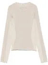 Mrz Lamé-detailed Top In Nude