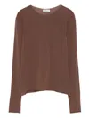 Mrz Long-sleeved Top In Brown