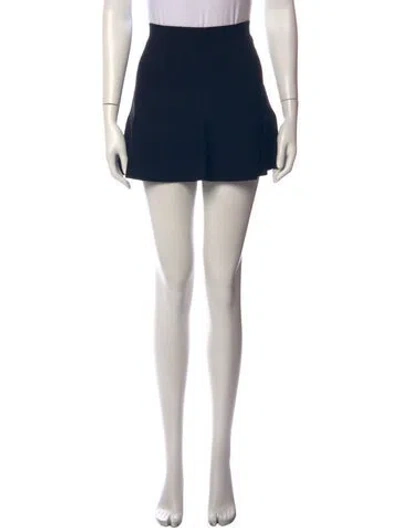 Pre-owned Mrz Mini Skirt In Black