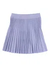 Mrz Pleated Skirt In Blue