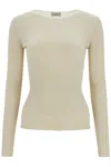 Mrz Ribbed Wool Top With A High