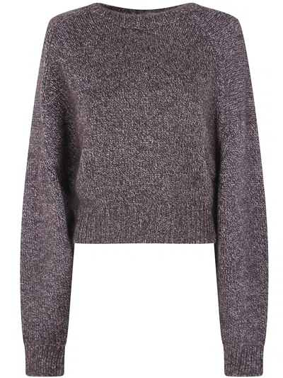 Mrz Round Neck Sweater In Brown
