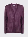Mrz Basic Cardigan Clothing In Burgundy