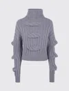 Mrz Wool Sweater In Gray